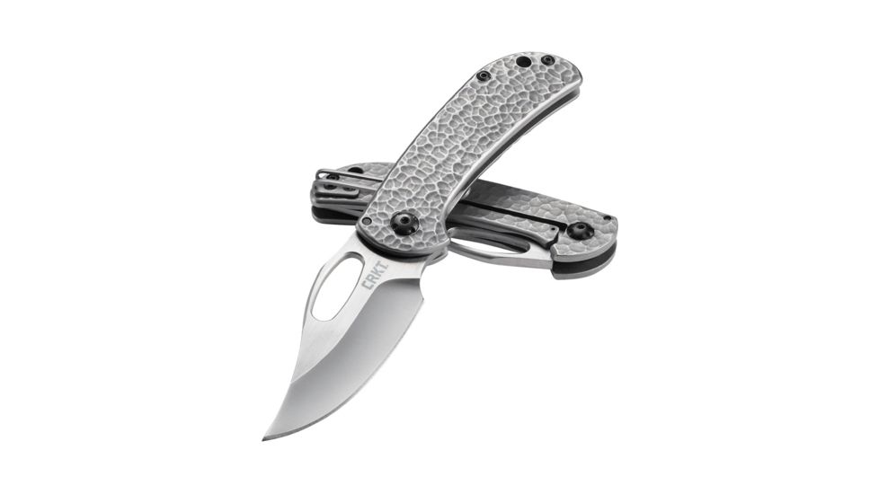 CRKT Chehalem, Designed By Eric Ochs in Sherwood, Folding Knife W/Frame Lock, 2.76in, Plain Edge, Satin Finish, Stainless Handle, 6540