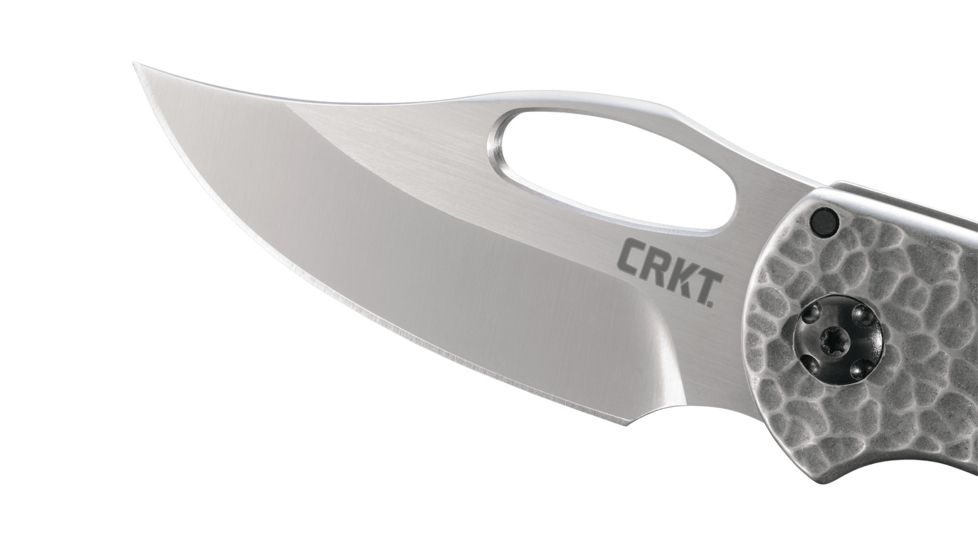 CRKT Chehalem, Designed By Eric Ochs in Sherwood, Folding Knife W/Frame Lock, 2.76in, Plain Edge, Satin Finish, Stainless Handle, 6540