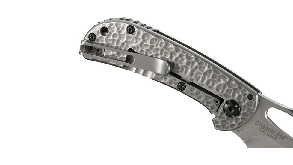 CRKT Chehalem, Designed By Eric Ochs in Sherwood, Folding Knife W/Frame Lock, 2.76in, Plain Edge, Satin Finish, Stainless Handle, 6540
