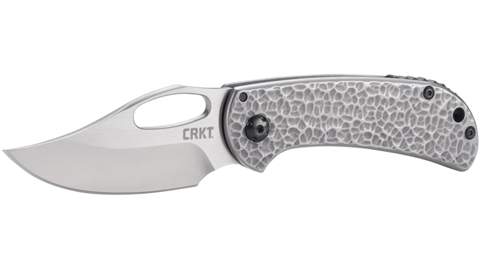 CRKT Chehalem, Designed By Eric Ochs in Sherwood, Folding Knife W/Frame Lock, 2.76in, Plain Edge, Satin Finish, Stainless Handle, 6540