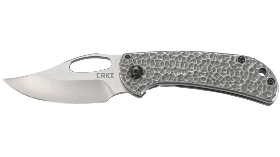 CRKT Chehalem, Designed By Eric Ochs in Sherwood, Folding Knife W/Frame Lock, 2.76in, Plain Edge, Satin Finish, Stainless Handle, 6540