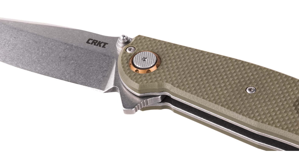 CRKT Butte Deadbolt Lock 3.36in Assisted Opening Folding Knife