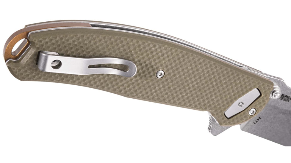 CRKT Butte Deadbolt Lock 3.36in Assisted Opening Folding Knife