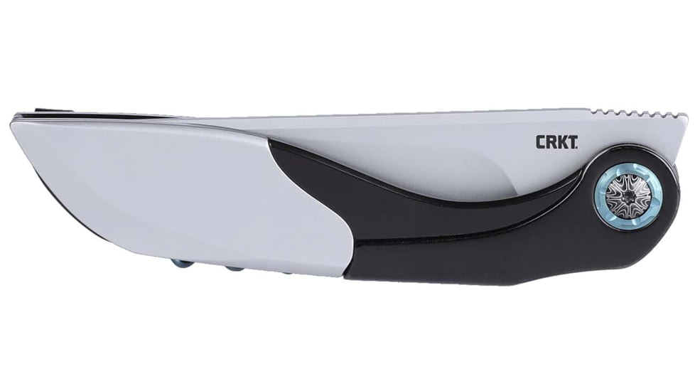 CRKT Fial Folding Knife, 3.62in, 12C27, Drop Point Blade, Black G10 Handle, 5670