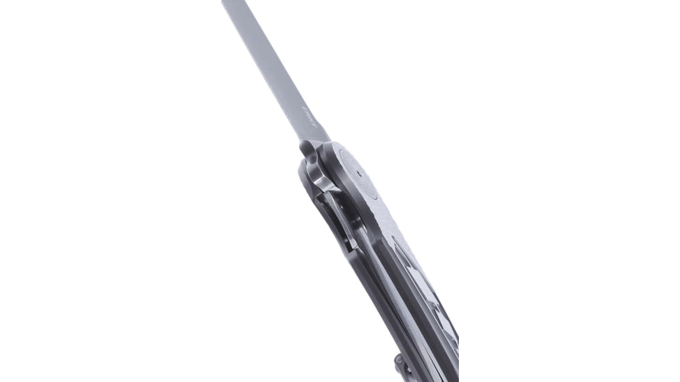 CRKT Fortuitous Folding Knife, 3.51in, 8Cr13MoV Stainless Steel Blade, Drop Point Blade, Black G10 Handle, 4014