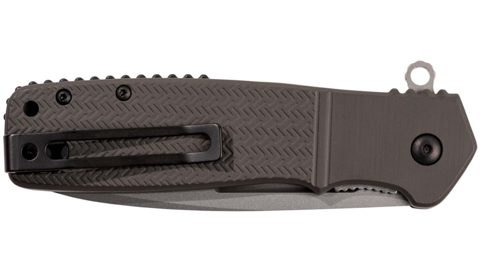 CRKT Homefront Linerlock Assisted Opening Folding Knife, 3.56in, 12C27 Blade, Drop Point, OD Green Aluminum Handle, K252GXP