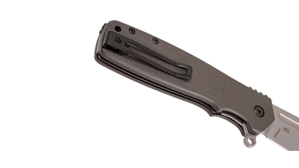 CRKT Homefront Linerlock Assisted Opening Folding Knife, 3.56in, 12C27 Blade, Drop Point, OD Green Aluminum Handle, K252GXP