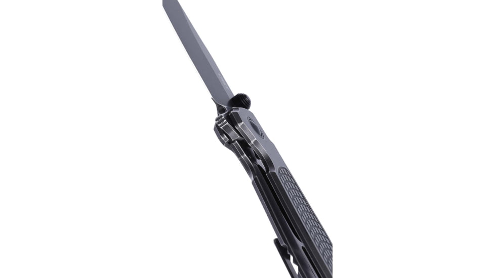 CRKT Ibis Frame Lock Folding Knife, 3.08in, 8Cr13MoV Stainless Steel Blade, Drop Point Blade, Stainless Steel Handle, 2561