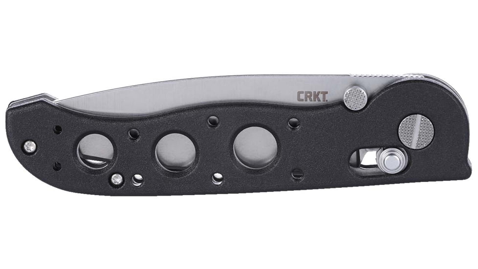 CRKT M16?02X Folding Knife, 3.11in, D2 Tool Steel Blade, Drop Point Blade, Black G10 Handle, M16-02X