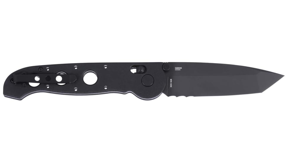 CRKT M16?14XD Folding Knife, 3.97in, D2 Tool Steel Blade, Drop Point Blade, Black G10 Handle, M16-14XK