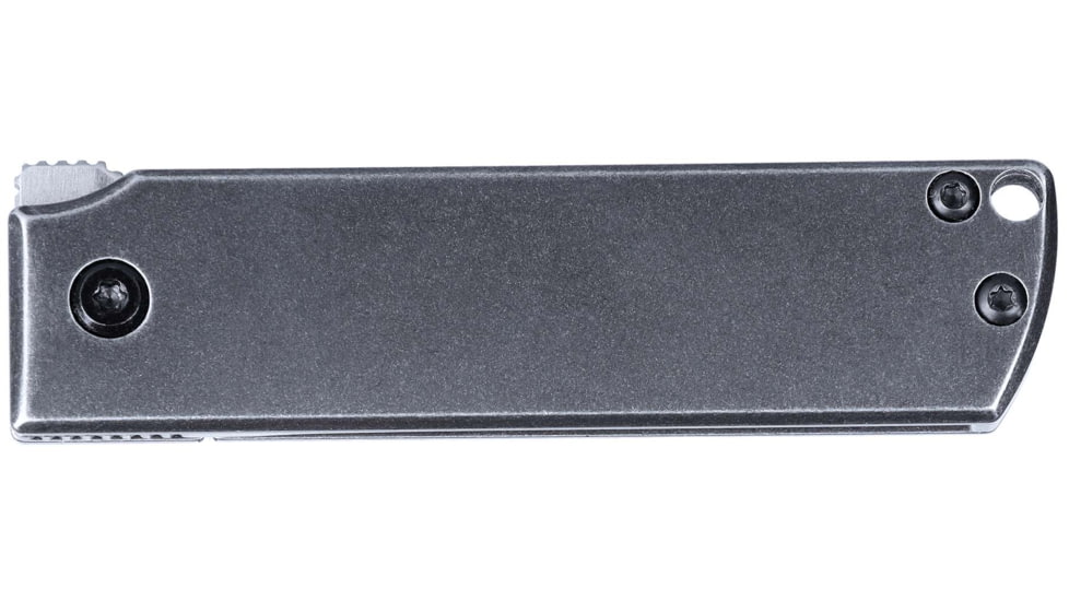 CRKT MinimalX Folding Knife, 2.19in, 12C27, Drop Point Blade, Gray G10 Handle, 5915
