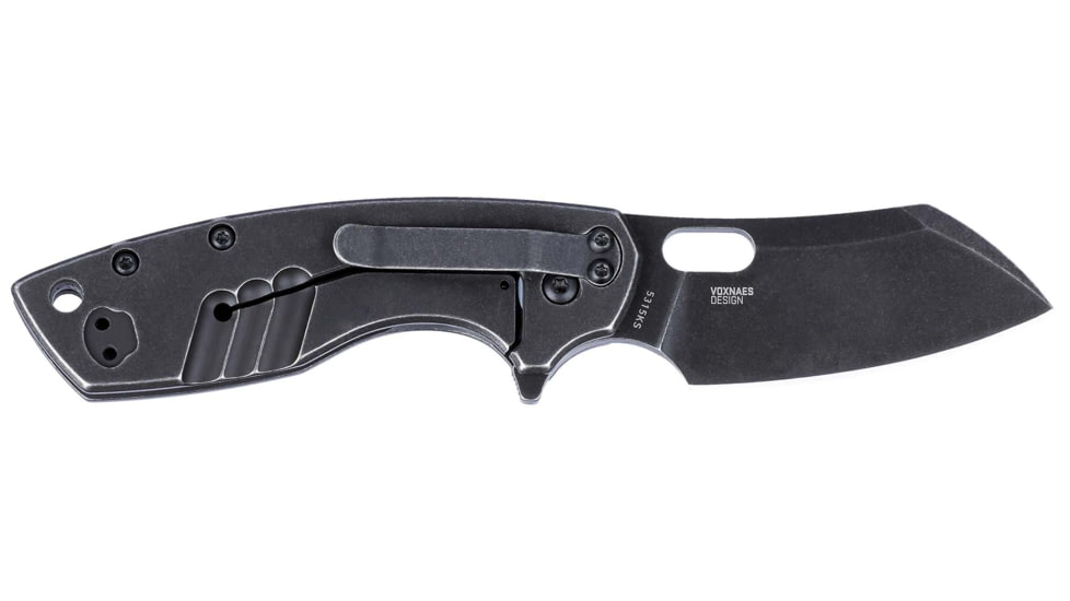 CRKT Pilar Large Folding Knife, 2.67in, D2 Tool Steel Blade, Drop Point Blade, Black G10 Handle, 5315KS