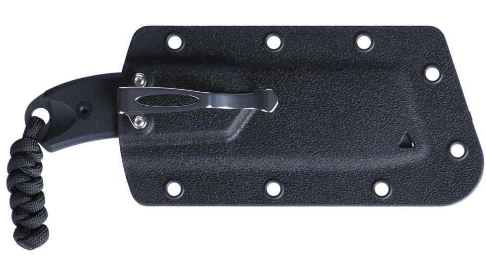 CRKT Razel Compact Fixed Blade Knife, 2.32in, 8Cr13MoV Stainless Steel Blade, Chisel Blade, Silver G10 Handle, 4036