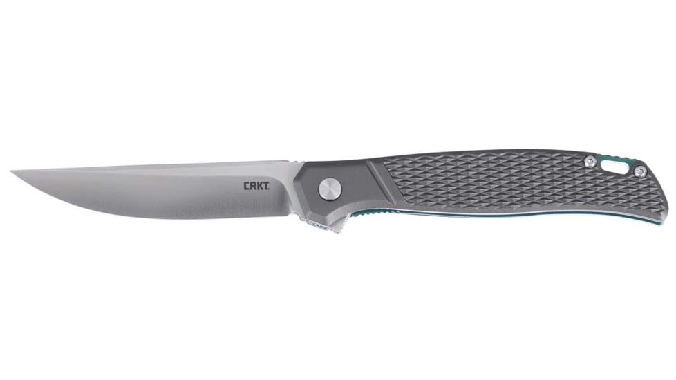 CRKT Scar Folding Knife, 3.30in, D2, Drop Point Blade, Gray G10 Handle, K440XXP