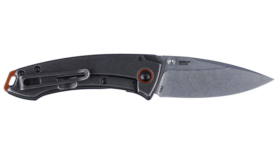 CRKT Tuna Compact Folding Knife, 2.73in, D2 Tool Steel Blade, Drop Point Blade, Silver G10 Handle, 2522