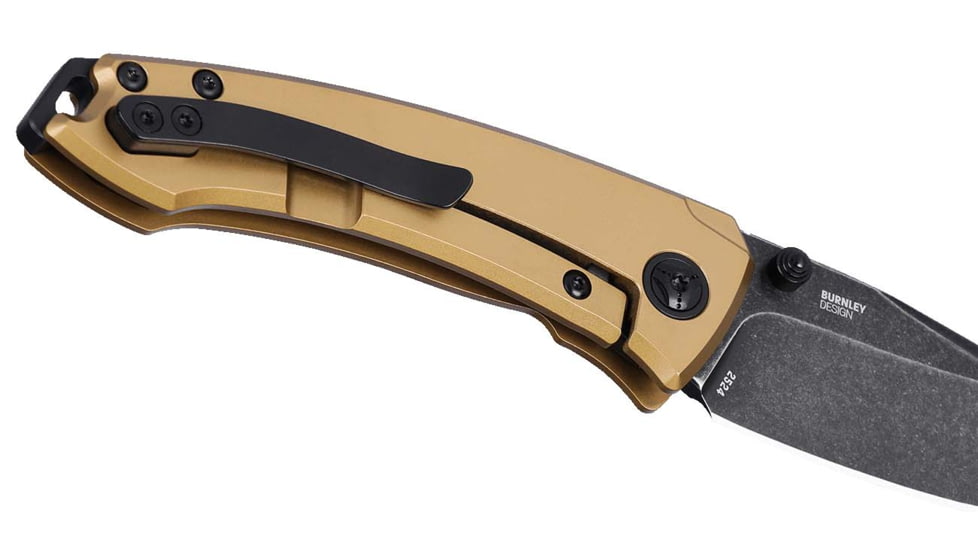 CRKT Tuna Compact Folding Knife, 2.73in, D2 Tool Steel Blade, Drop Point Blade, Topaz G10 Handle, 2524