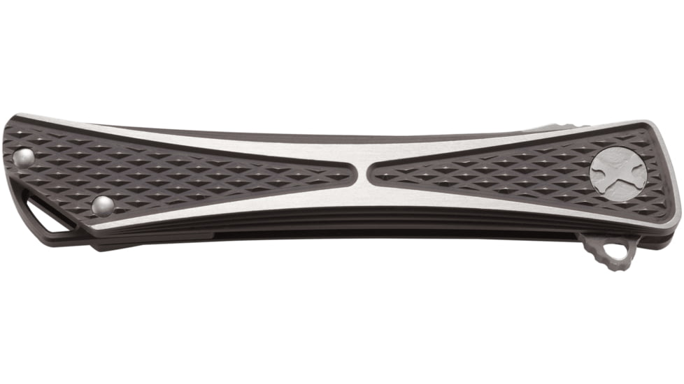 CRKT Crossbones - Limited Edition, Designed By Jeff Park in Mililani, Folding Knife w/Frame Lock, 3.47in, Plain Edge, Satin Finish, 6AL4V Titanium Handle, 7531