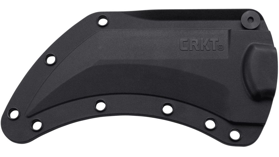 CRKT Du Hoc Fixed Blade Knife w/Sheath, 5.095in SK5 Steel Blade, G10 Handle, Black, 2630