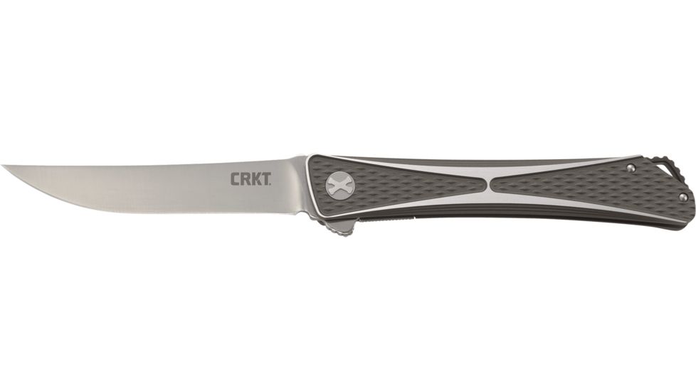 CRKT Jumbones Folding Knife w/Locking Liner, 4.845in AUS 8 Steel Blade, 6061 Aluminum Handle, 7532