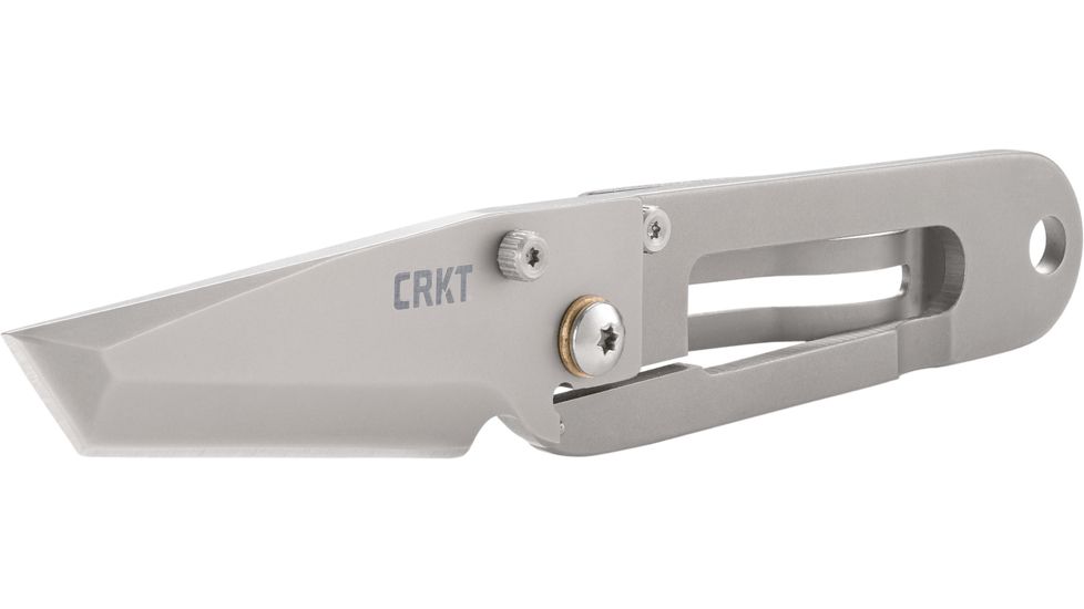 CRKT K.I.S.S. Knife - Satin, Tanto Blade, Razor-Sharp Edge 5500