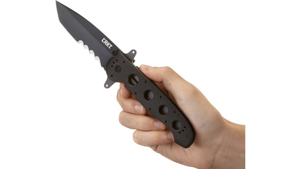 CRKT M16-14 Big Dog Special Forces Veff Tanto Folding Knife, Black M16-14SFG