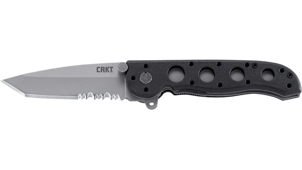 CRKT M16 Z Series Mini Tanto Folding Knife, Triple Point Combo Edge M16-12Z