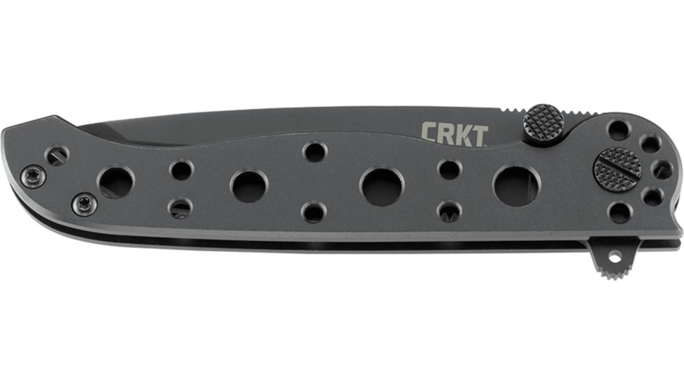CRKT M1610-SS Carson EDC Stainless Steel Tanto Folder Knife, Triple Point, Black EDP Blade M16-10KS