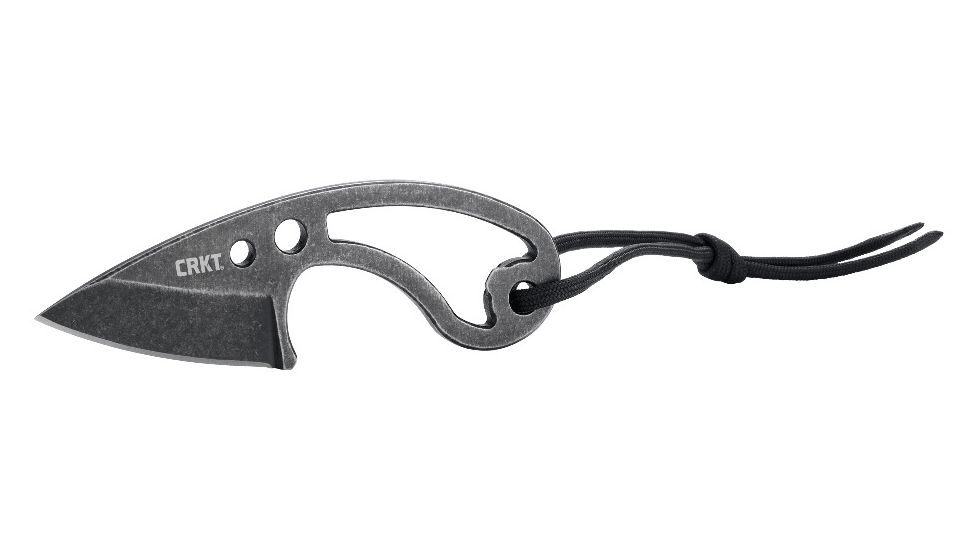 Crkt Owlet Neck Knife 2.18'' W/ Bottle Opener Stonewash Finish