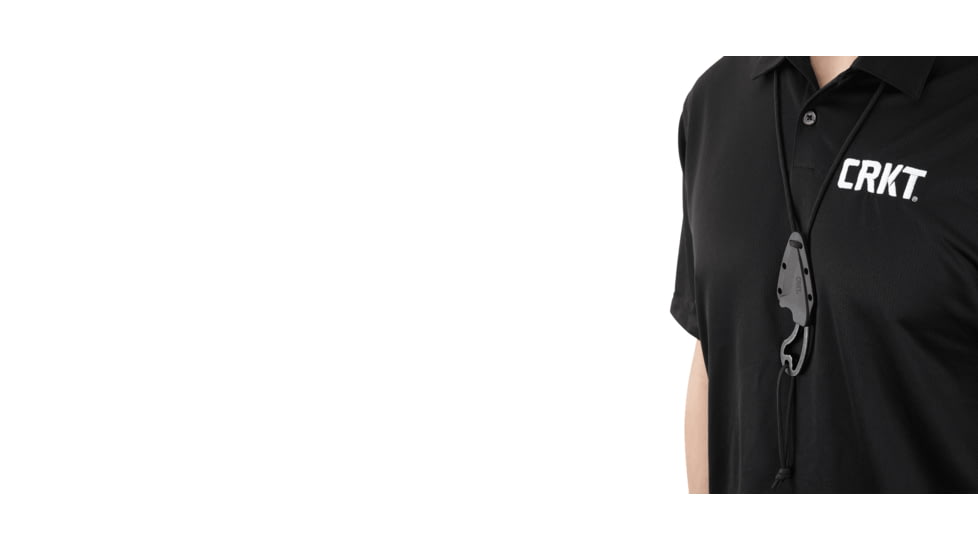 Crkt Owlet Neck Knife 2.18 W/ Bottle Opener Stonewash Finish