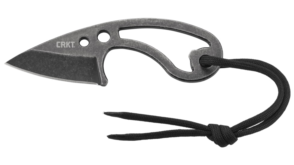 Crkt Owlet Neck Knife 2.18 W/ Bottle Opener Stonewash Finish