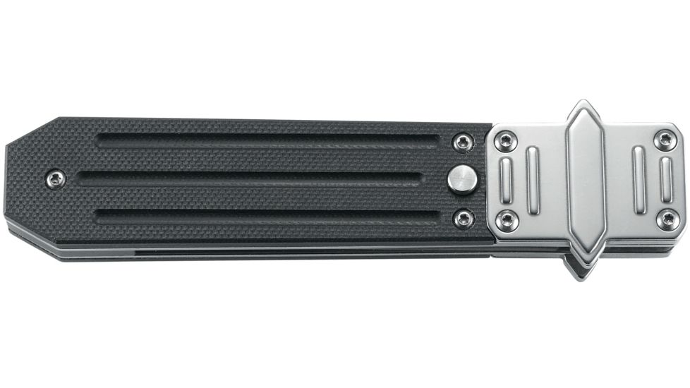 CRKT Psych, Designed By Ken Steigerwalt in Orangeville, Folding Knife W/Glide Lock, 3.96in, Plain Edge, Satin Finish, 7421