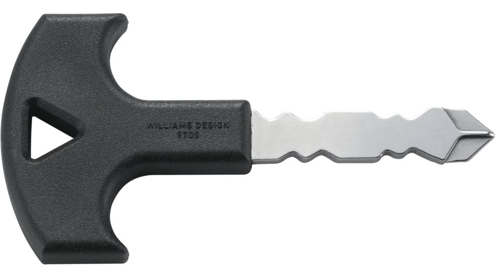 CRKT Williams Defense Key, Black, 3.567 in/90.6 mm, 9705