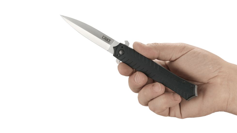 CRKT Xolotl Designed By Michael Rodriguez in Fayetteville, North Carolina, Folding Knife W/Liner Lock, 3.64in, Plain Edge, Satin Finish, G10 Handle, 2265