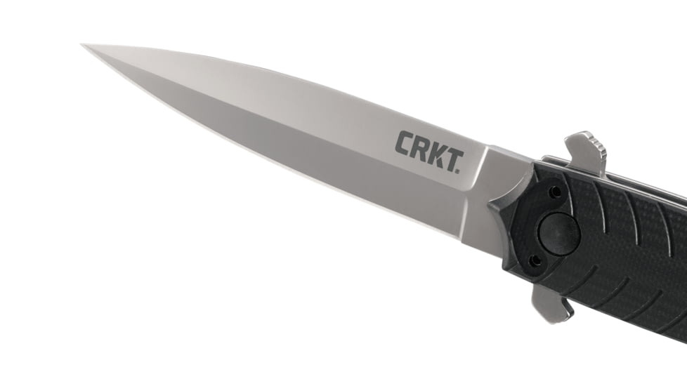 CRKT Xolotl Designed By Michael Rodriguez in Fayetteville, North Carolina, Folding Knife W/Liner Lock, 3.64in, Plain Edge, Satin Finish, G10 Handle, 2265