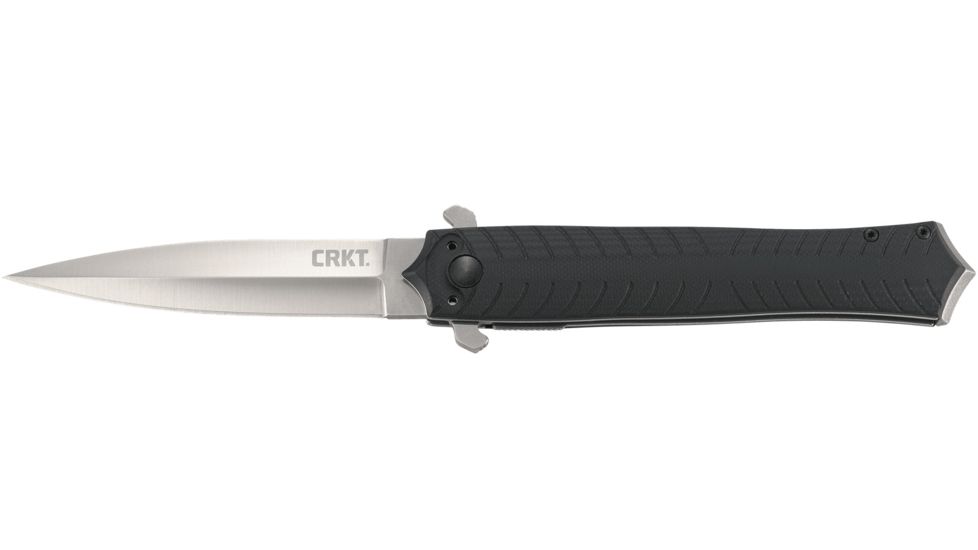 CRKT Xolotl Designed By Michael Rodriguez in Fayetteville, North Carolina, Folding Knife W/Liner Lock, 3.64in, Plain Edge, Satin Finish, G10 Handle, 2265