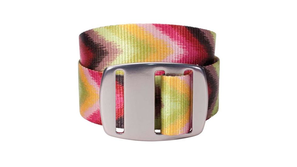 Croakies Artisan Belt Chevron Lime 1.5'' BA2A2571M