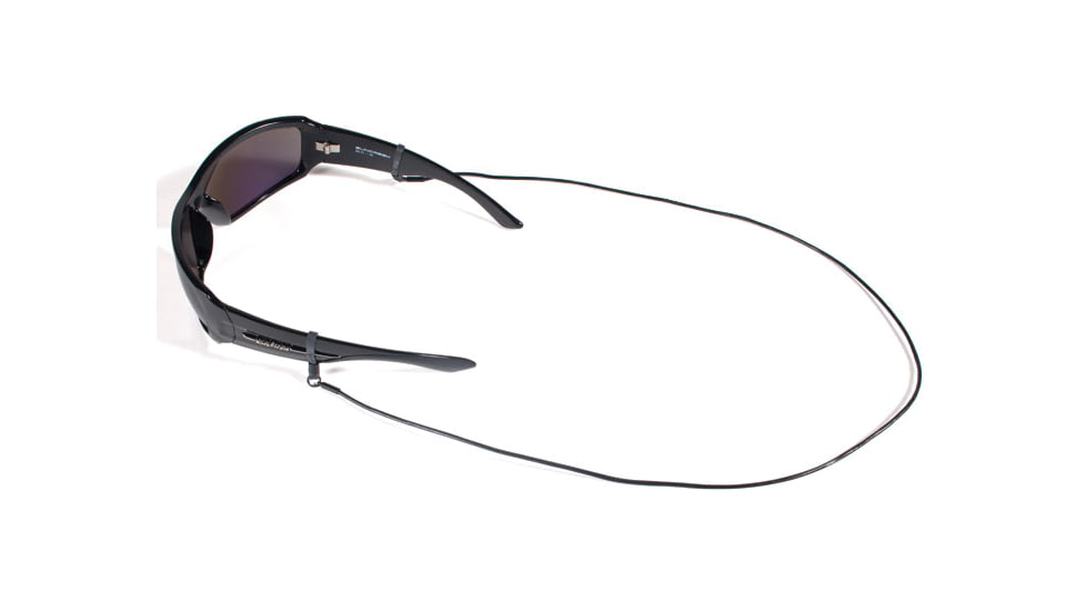 Croakies Leather Eyewear Retainer, Black, SCRL13HT