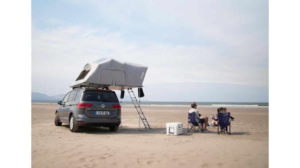 Crua Outdoors Crua AER 2-3 Person Rooftop Tent, All Season, Multi-Purpose, Green/Grey, AERRTT-140