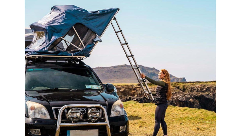 Crua Outdoors Crua AER 2-3 Person Rooftop Tent, All Season, Multi-Purpose, Green/Grey, AERRTT-140