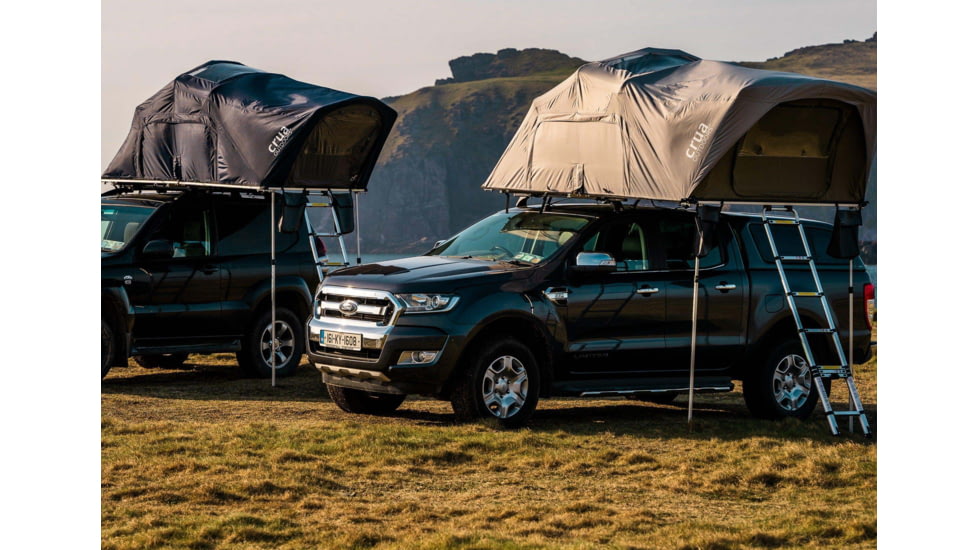 Crua Outdoors Crua AER 2-3 Person Rooftop Tent, All Season, Multi-Purpose, Green/Grey, AERRTT-140