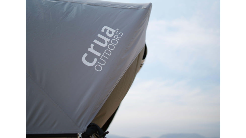 Crua Outdoors Crua AER 2-3 Person Rooftop Tent, All Season, Multi-Purpose, Green/Grey, AERRTT-140