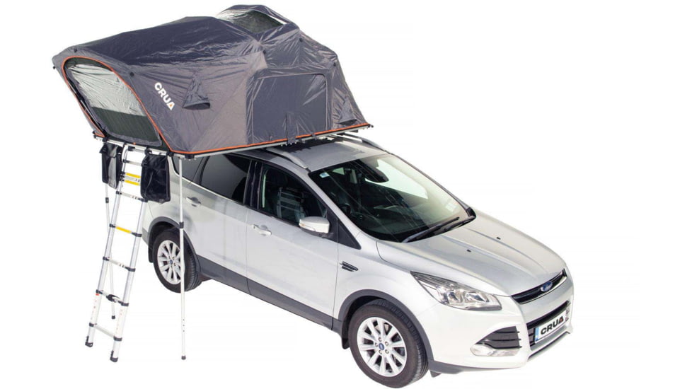 Crua Outdoors Crua AER 2-3 Person Rooftop Tent, All Season, Multi-Purpose, Green/Grey, AERRTT-140