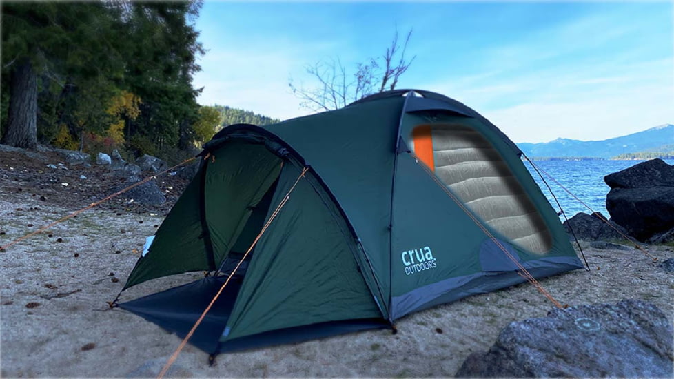 Crua Outdoors Culla Maxx Tent, Gray/Orange, COCO-M-01