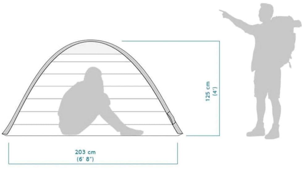 Crua Outdoors Culla Maxx Tent, Gray/Orange, COCO-M-01