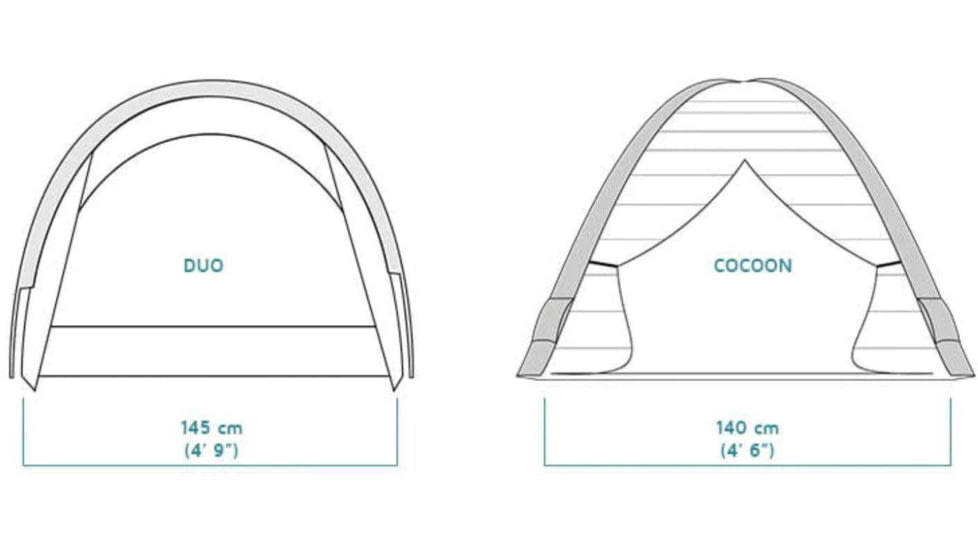 Crua Outdoors Culla Tent, Gray/Orange, COCO-01