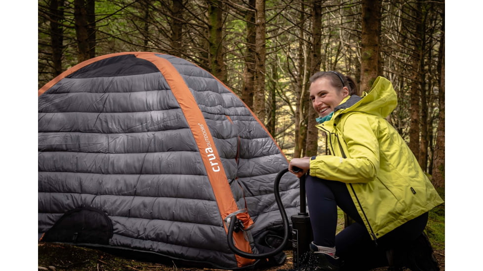 Crua Outdoors Double Action Universal Pump, Black, PUMP-01