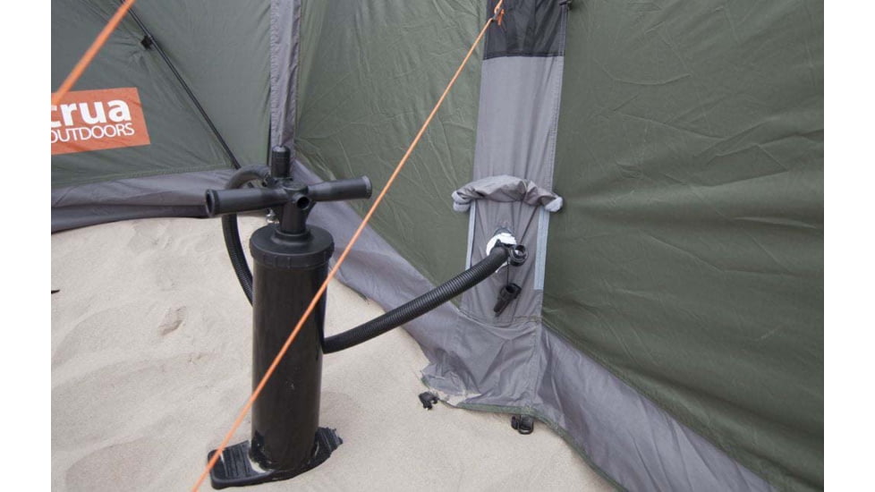 Crua Outdoors Double Action Universal Pump, Black, PUMP-01