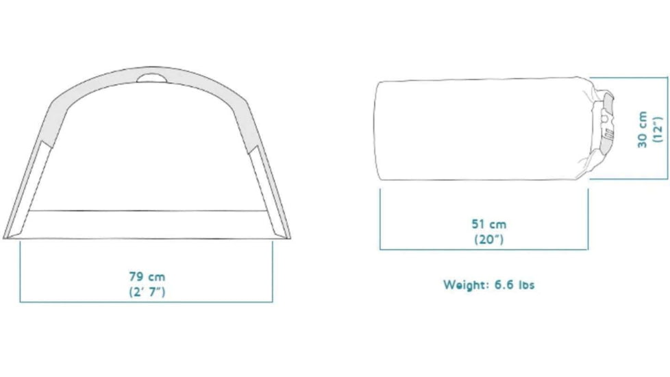 Crua Outdoors Hybrid Camping Ground Tent Or Hammock, Green, CH-03
