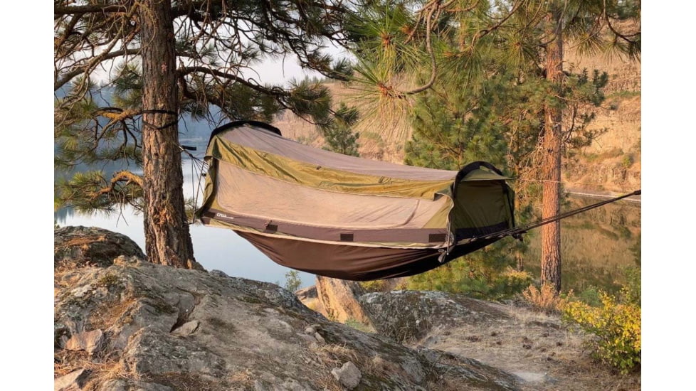 Crua Outdoors Hybrid Camping Ground Tent Or Hammock, Green, CH-03