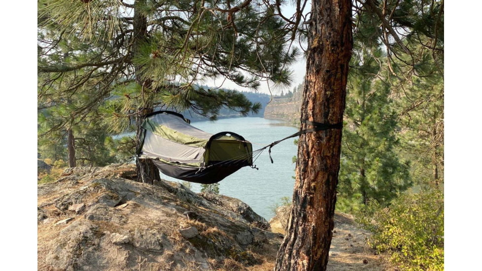 Crua Outdoors Hybrid Camping Ground Tent Or Hammock, Green, CH-03